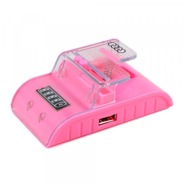 Wholesale Smart USB Universal Battery Charger Curve (Hot Pink)